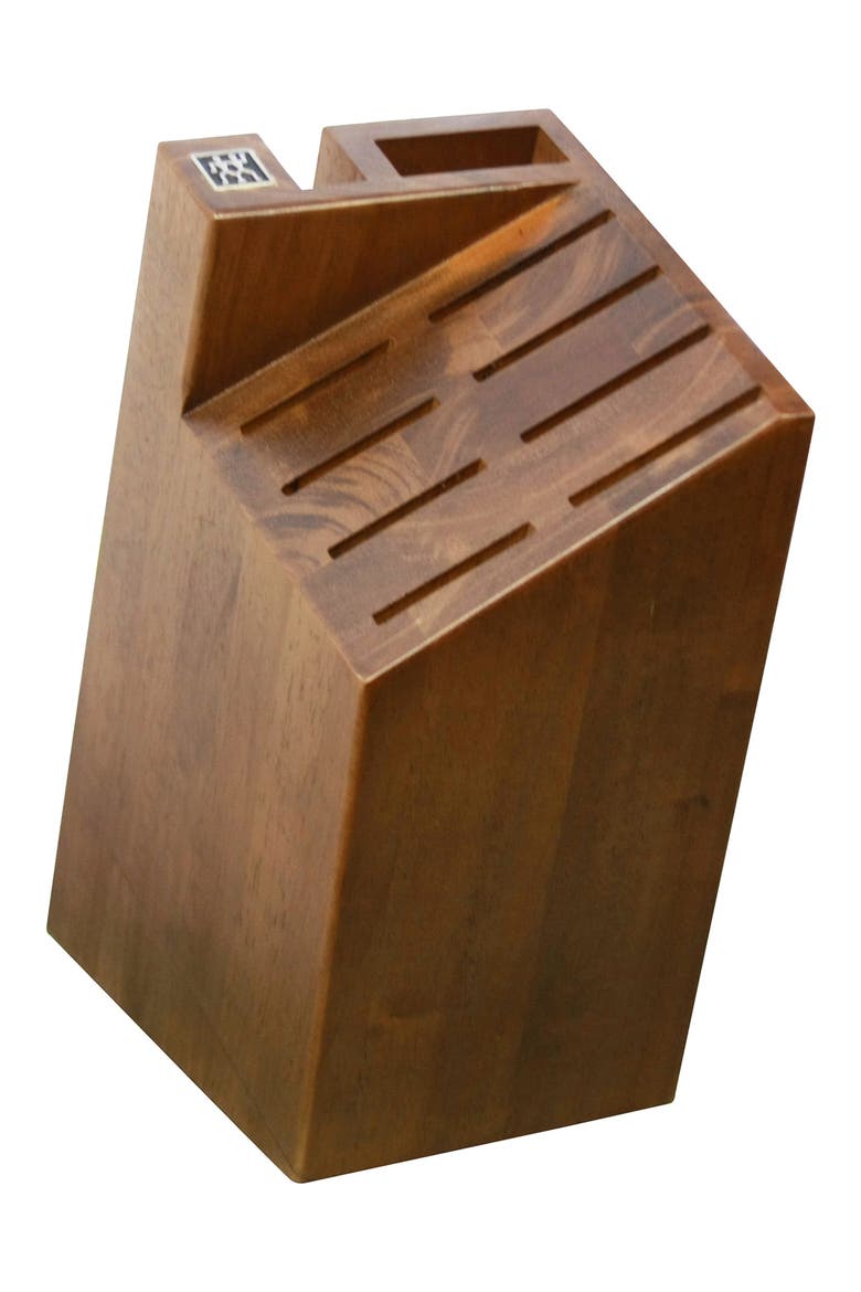 Pro 10-Piece Knife Walnut Wood Block, Main, color, WALNUT