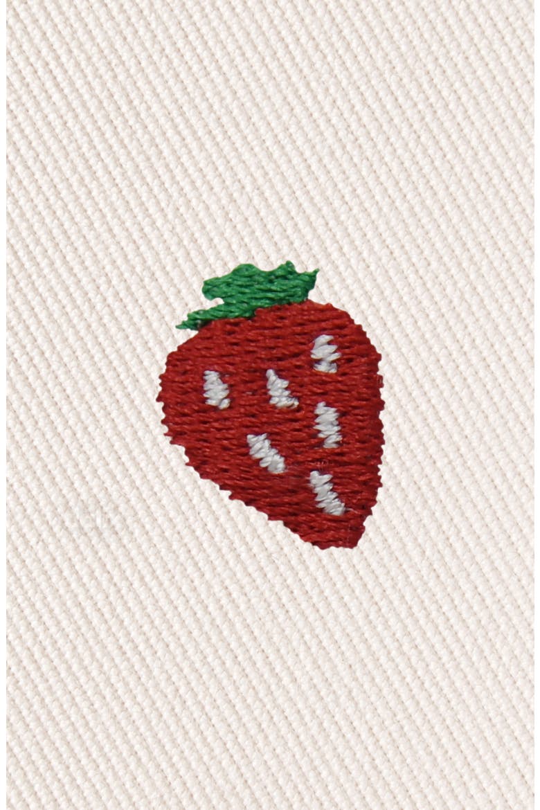 Lil Strawberry Bucket Hat, Alternate, color, Parchment White