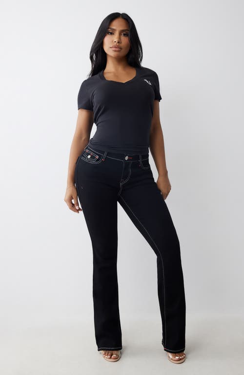 TRUE RELIGION TRUE RELIGION BECCA FLAP POCKET BOOTCUT JEANS 