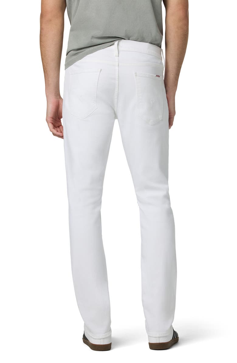 Hudson Jeans Blake Slim Straight Leg Jeans, Alternate, color, White Destroy