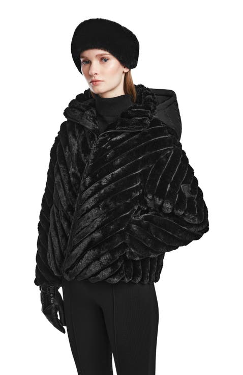 Abercrombie & Fitch Black Velvet Puffer Jacket Size XXS
