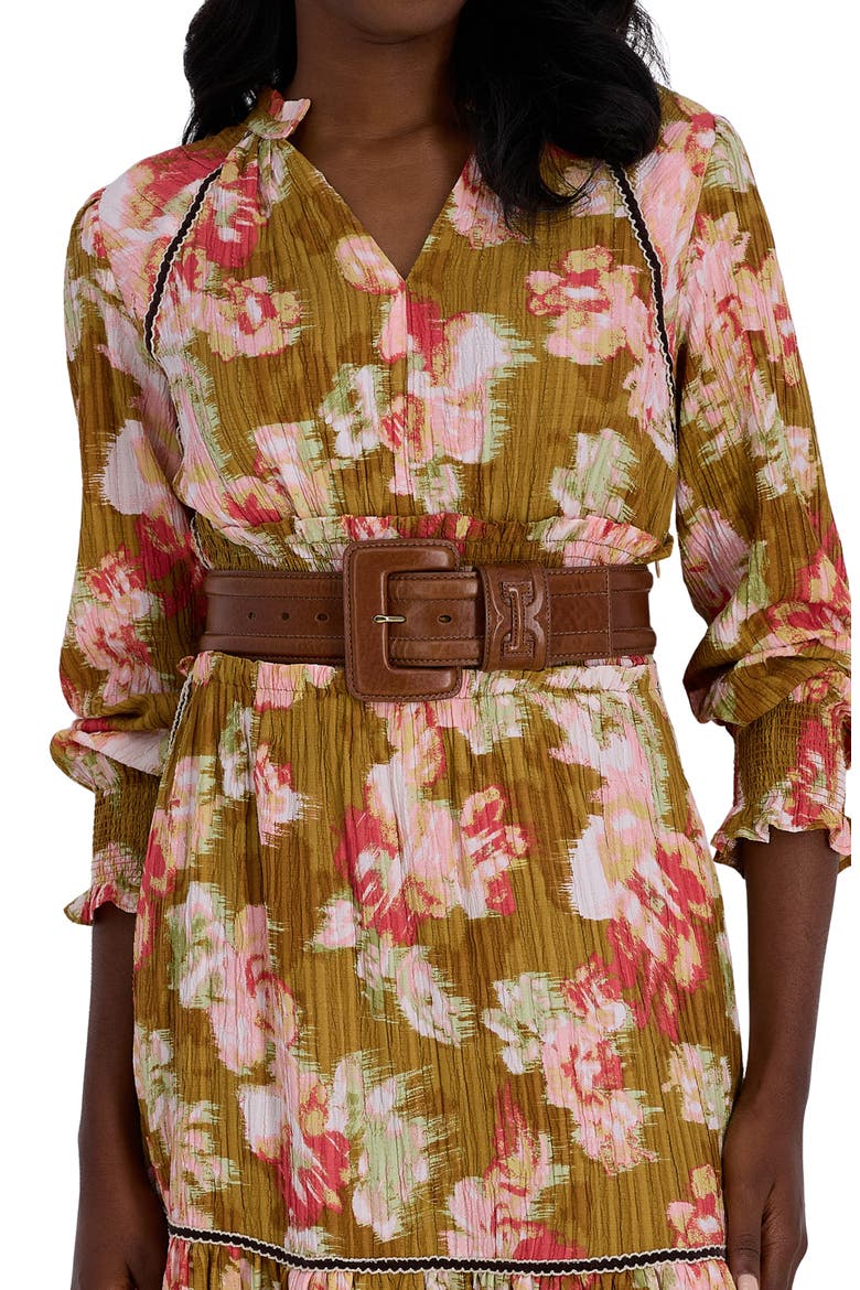 Covered Buckle Faux Leather Belt, Alternate, color, LIGHT BROWN