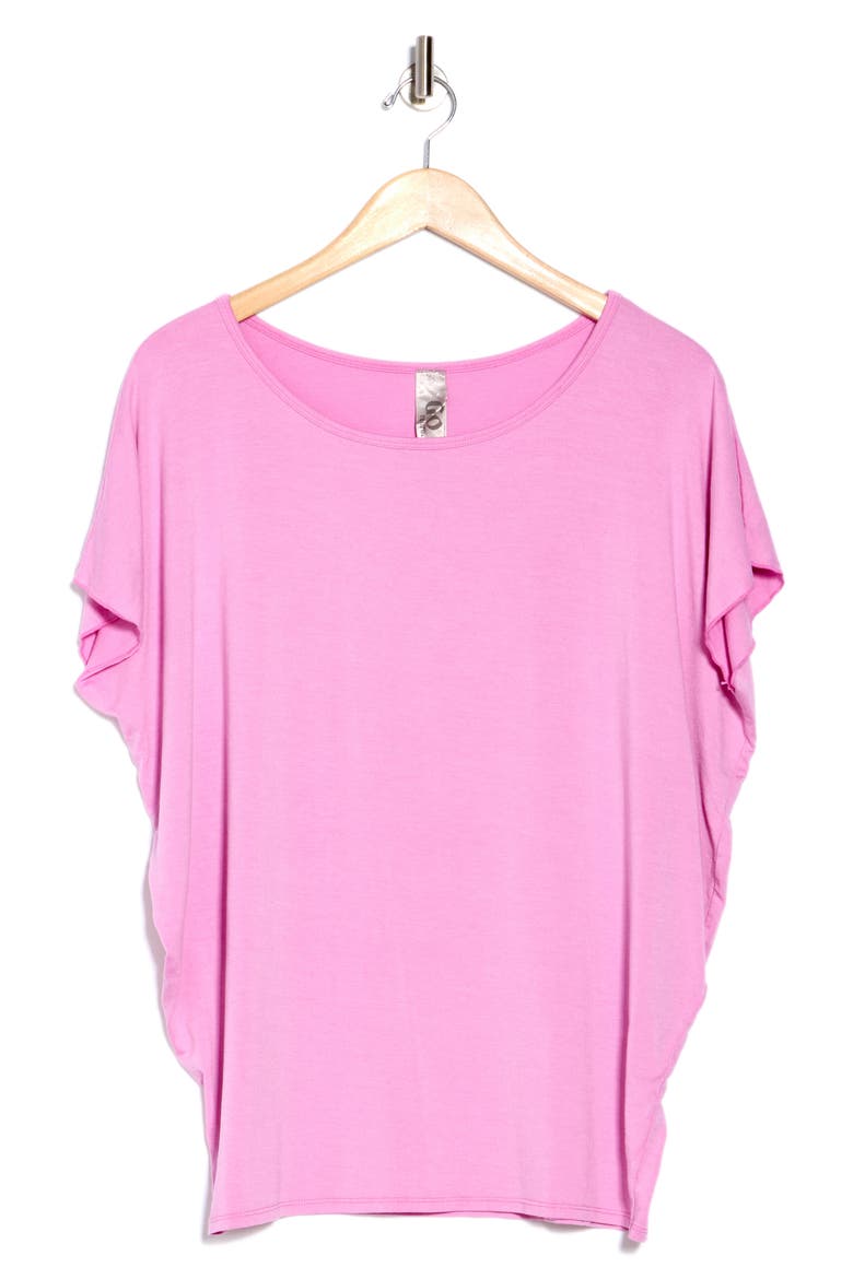 Cap Sleeve T-Shirt, Alternate, color, LAVENDAR