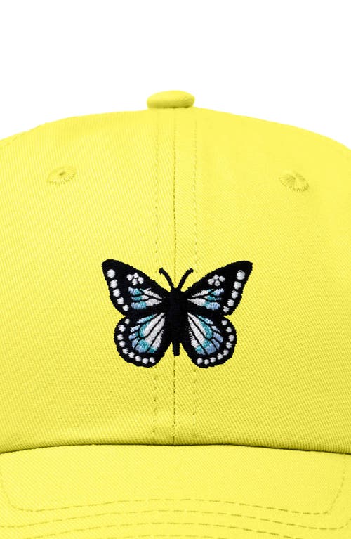 Dalix Butterfly Hat In Yellow