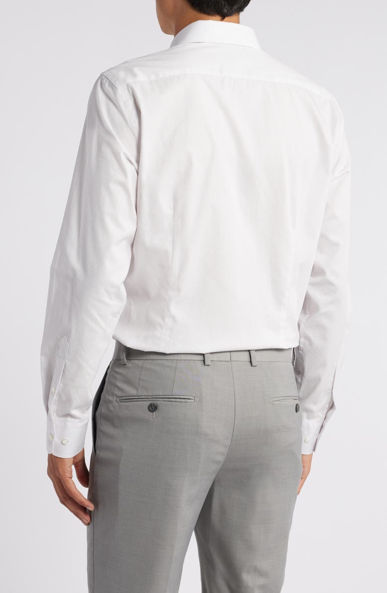 Nordstrom Extra Trim Fit Easy Care Geometric Print Dress Shirt, Alternate, color,