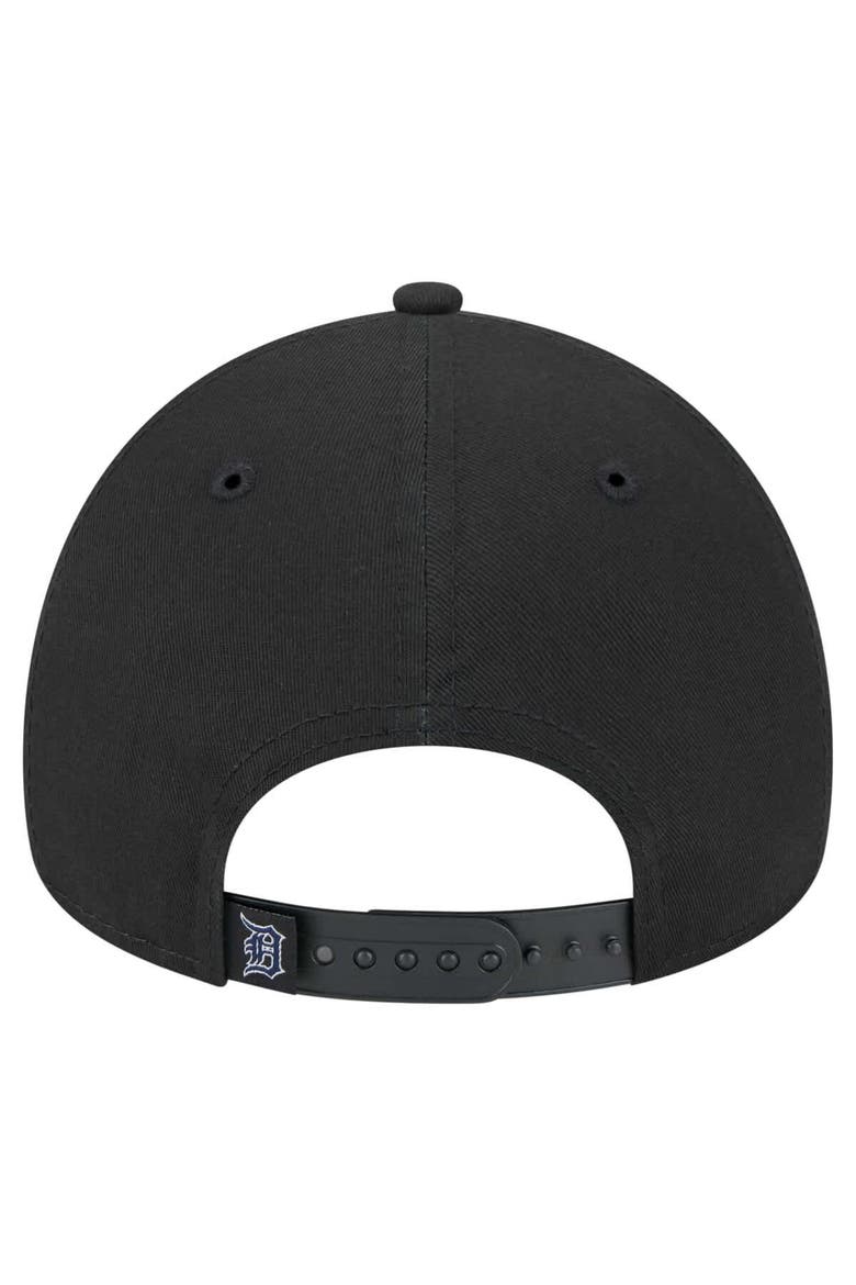 Men's New Era Black Detroit Tigers 9FORTY A-Frame Adjustable Hat, Alternate, color, Black