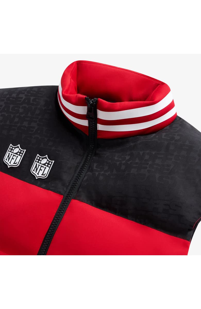 Off Season Unisex  Scarlet San Francisco 49ers Team Puffer Vest, Alternate, color, Scarlet