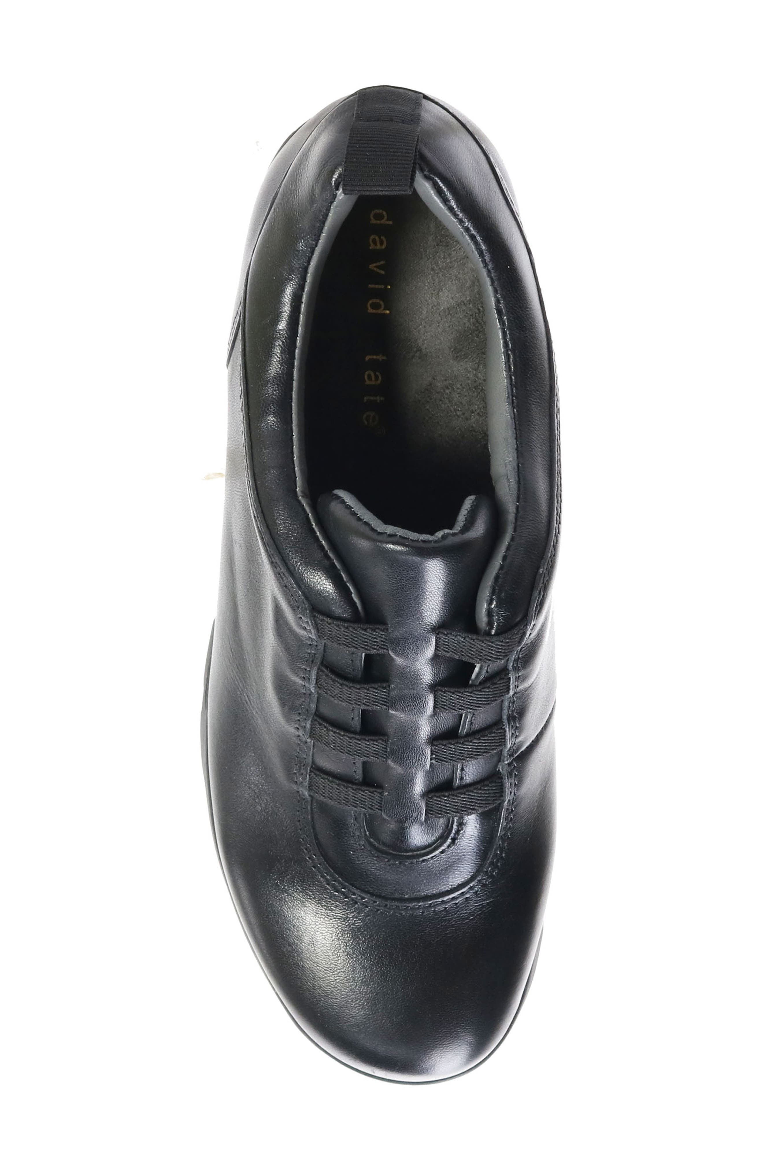 David Tate Bell Sneaker, Alternate, color, Black Nappa