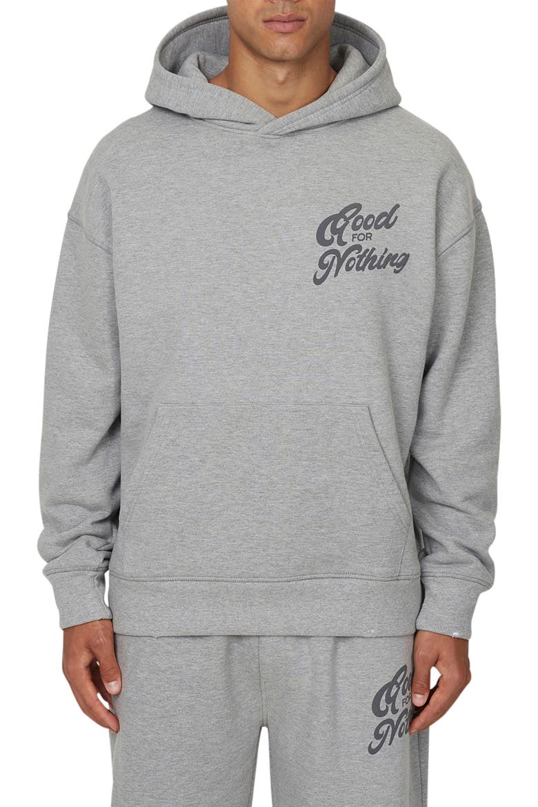Funk Relaxed  Hoodie, Main, color, Grey Marl