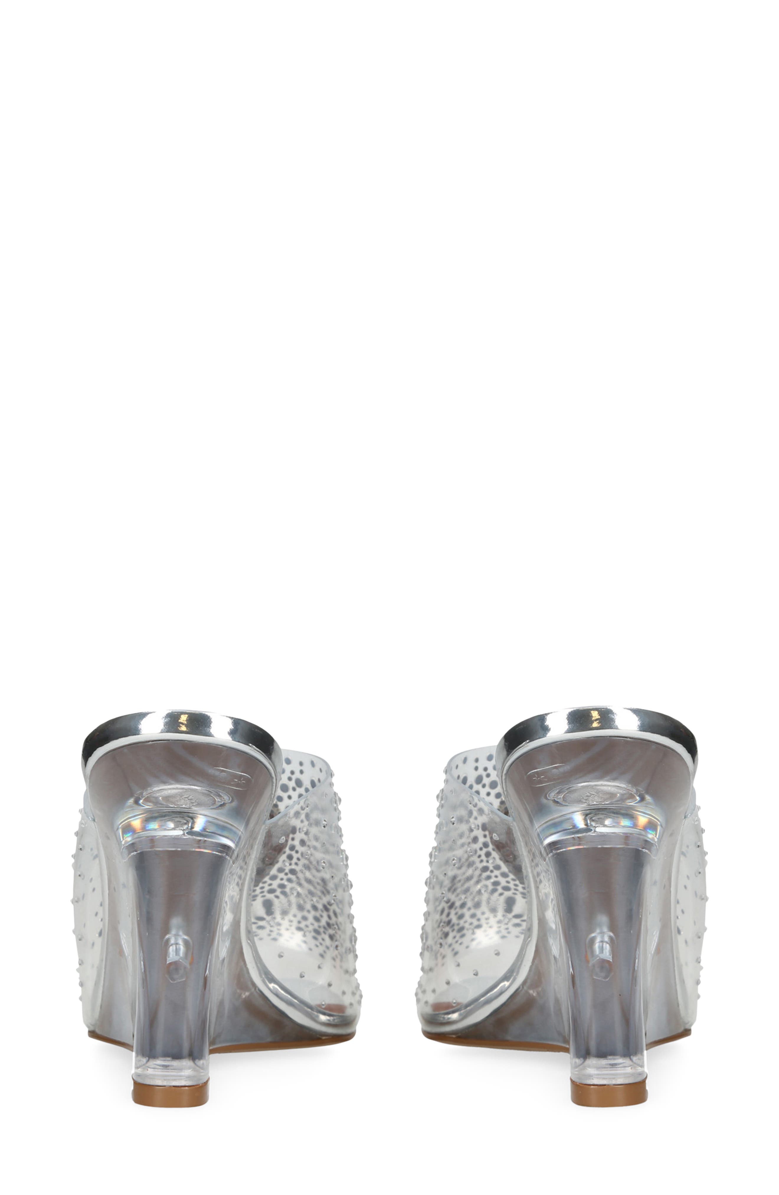 Kurt Geiger London Kensington Crystal Open Toe Wedge Mule, Alternate, color, 