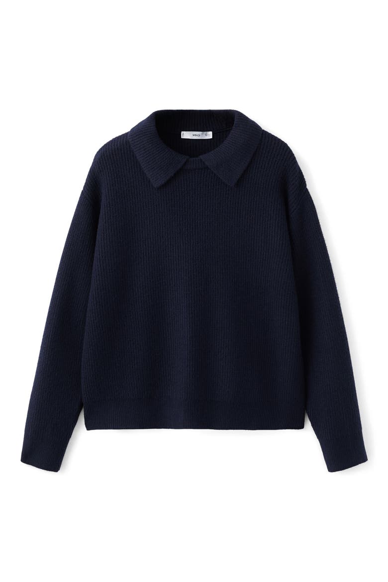 Polo Sweater, Alternate, color, DARK NAVY