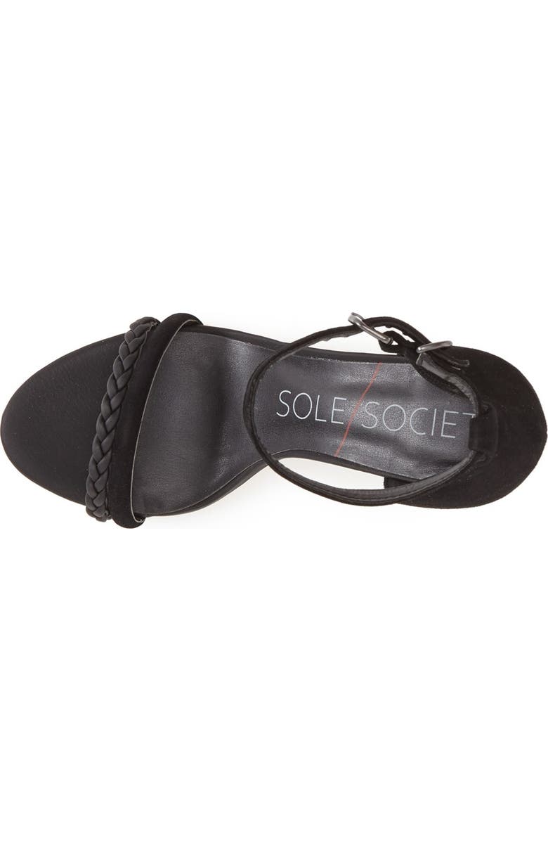 Sole Society 'Sher' Ankle Strap Sandal, Alternate, color,