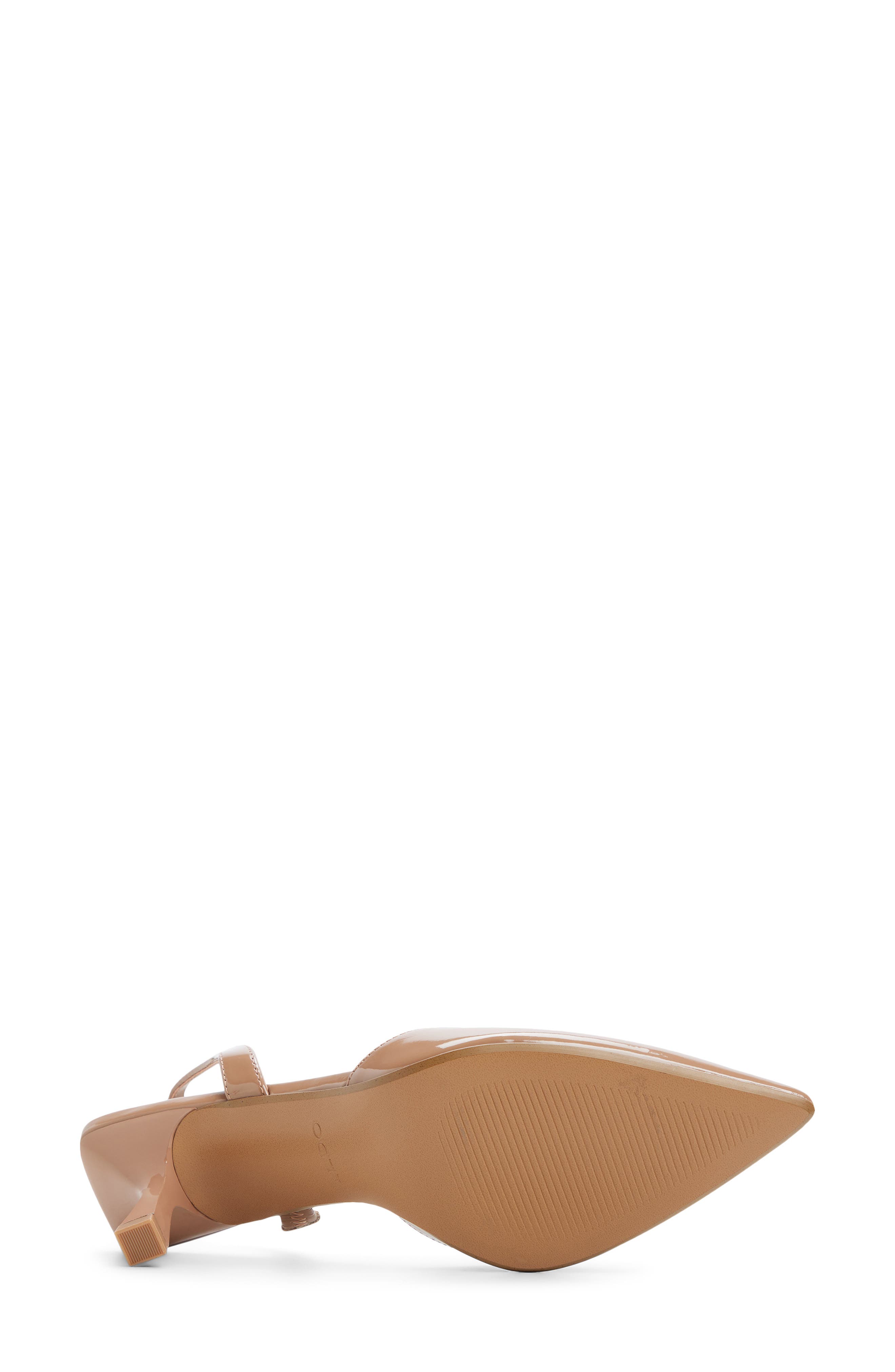 Sheilaa Faux Leather Pointed Toe Pump, Alternate, color, MOUSSE SYNTHETIC PATENT