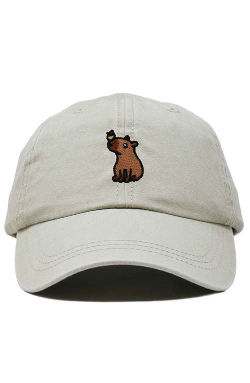 DALIX DALIX CAPYBARA EMBROIDERED EVERYDAY HAT 