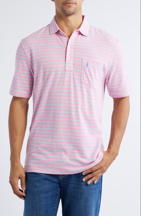 Matthis Stripe Pocket Polo