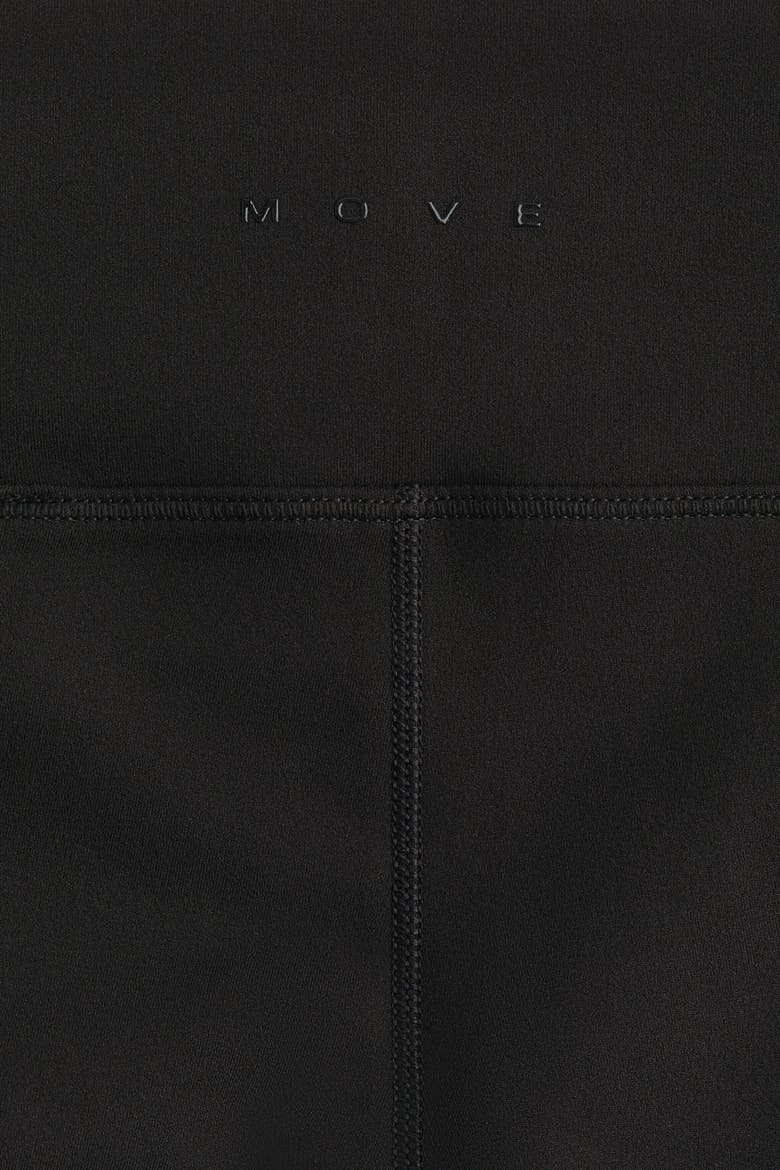 Flared Sports Leggings With Softmove, Alternate, color, Black