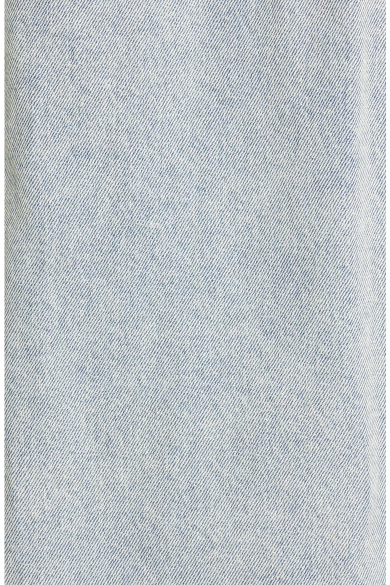 Back Logo Denim Jacket, Alternate, color, DIRT BLEACH BLUE