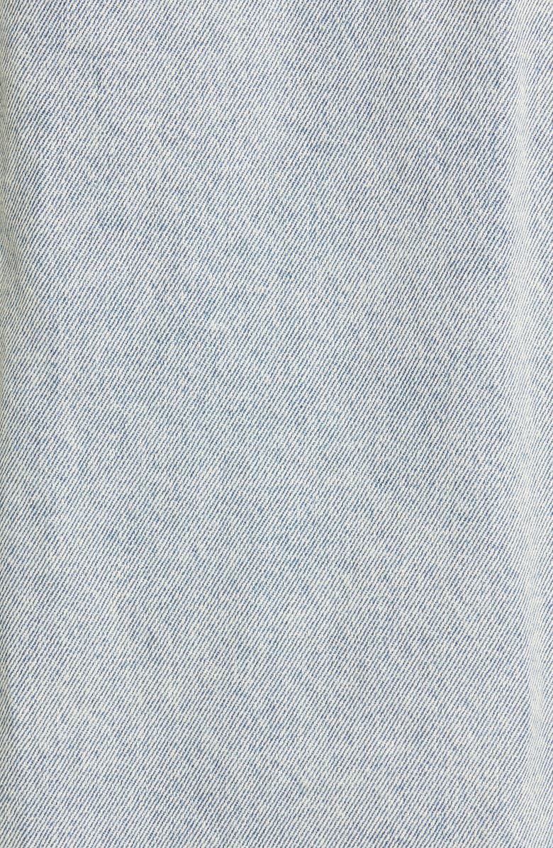 Balenciaga Back Logo Denim Jacket, Alternate, color,