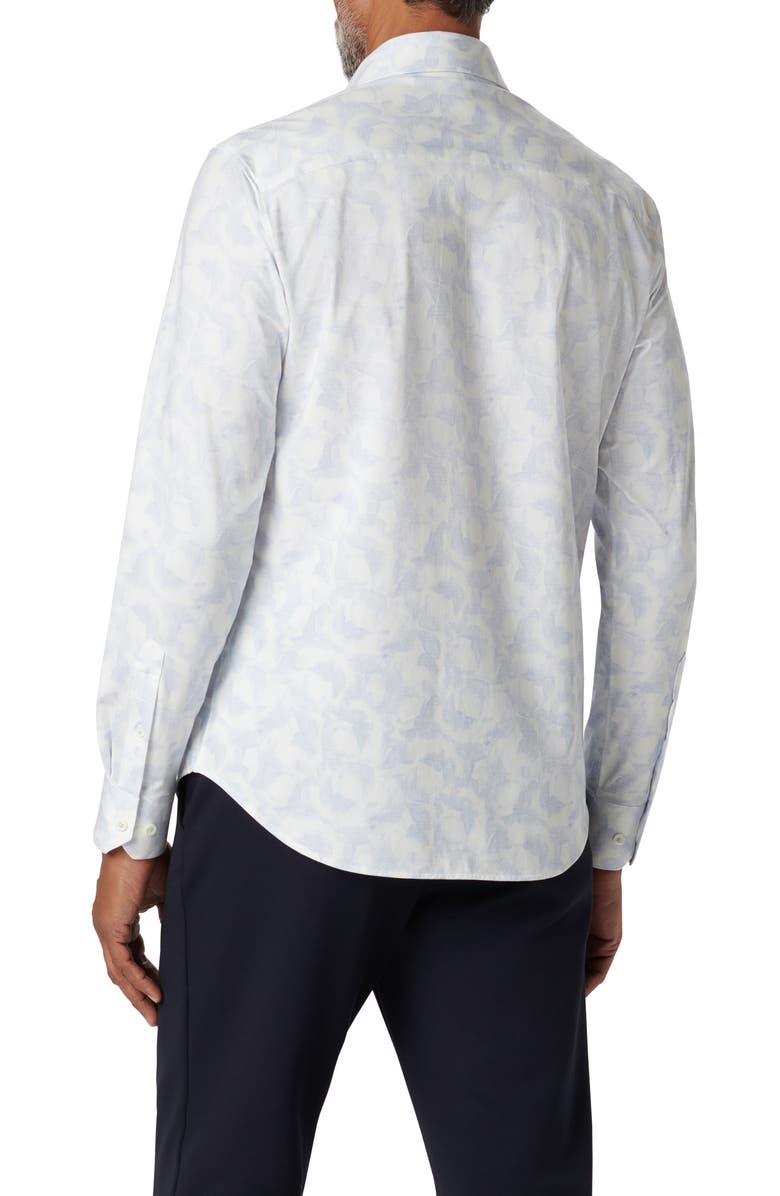 Bugatchi James OoohCotton<sup>®</sup> Abstract Print Button-Up Shirt, Alternate, color, 