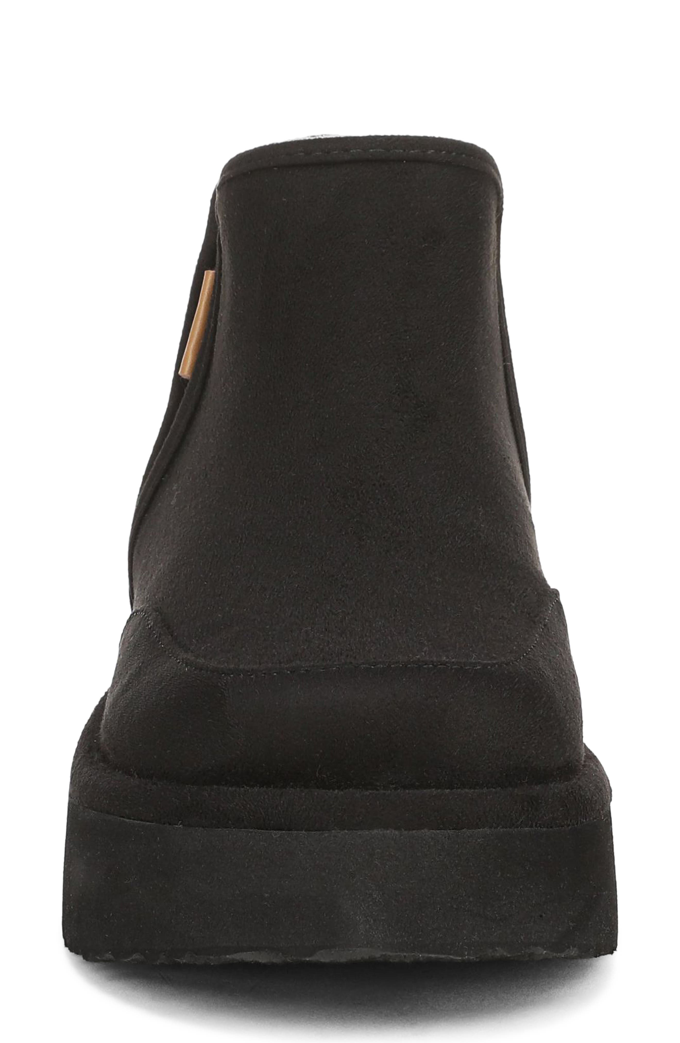 Chill Out Bootie, Alternate, color, BLACK MICROSUEDE