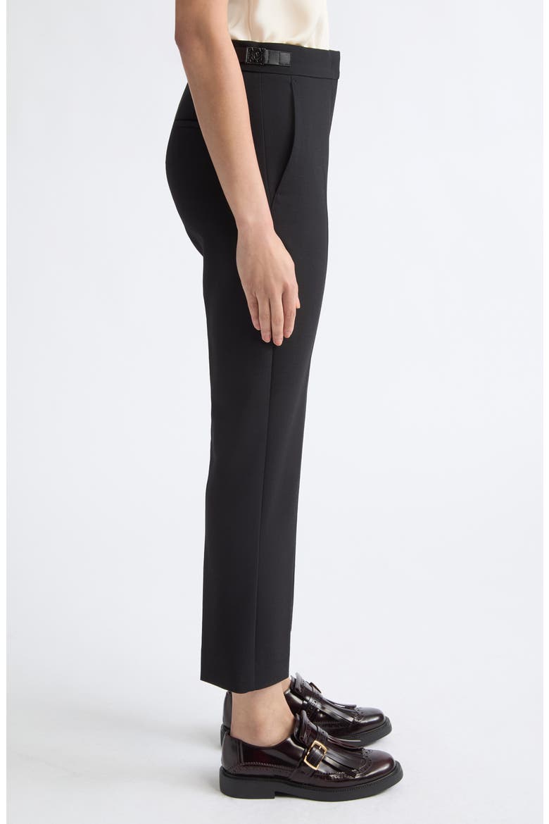 Macino Stretch Wool Trousers, Alternate, color, BLACK