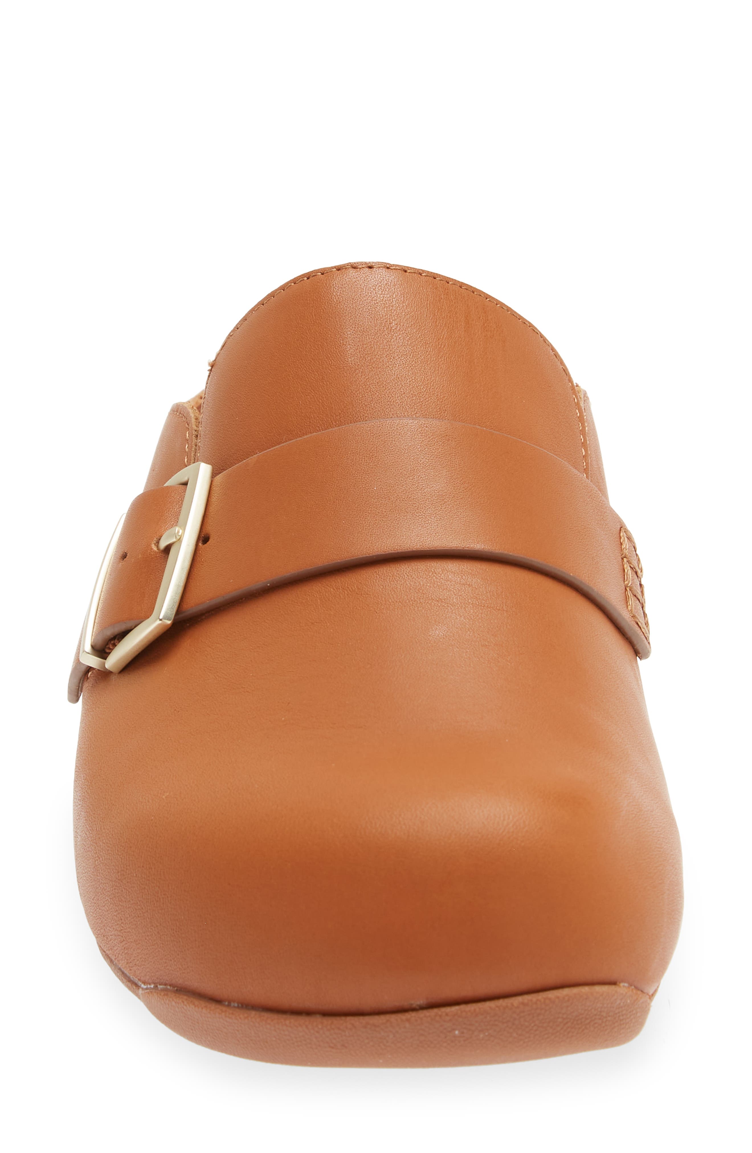FitFlop 'Shuv' Buckle Strap Leather Clog, Alternate, color, 