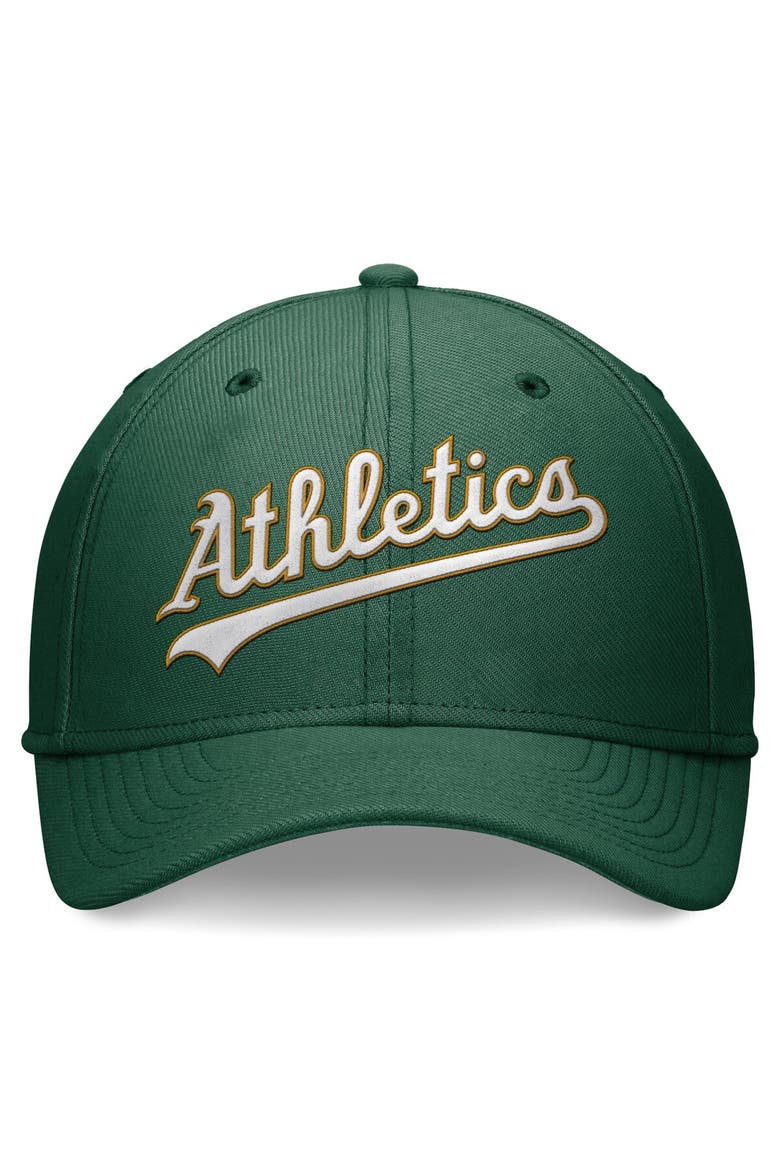 Men's Nike Green Oakland Athletics Evergreen Performance Flex Hat, Alternate, color, Green