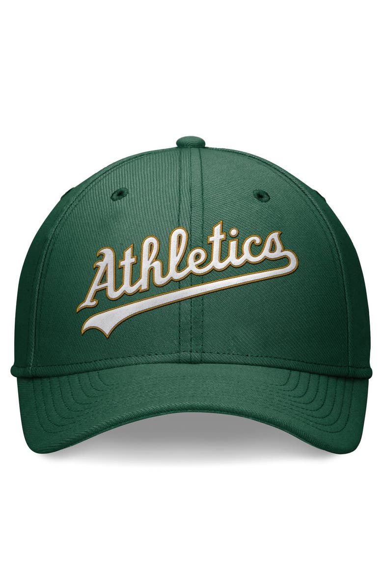 Nike Men's Nike Green Oakland Athletics Evergreen Performance Flex Hat, Alternate, color, Green