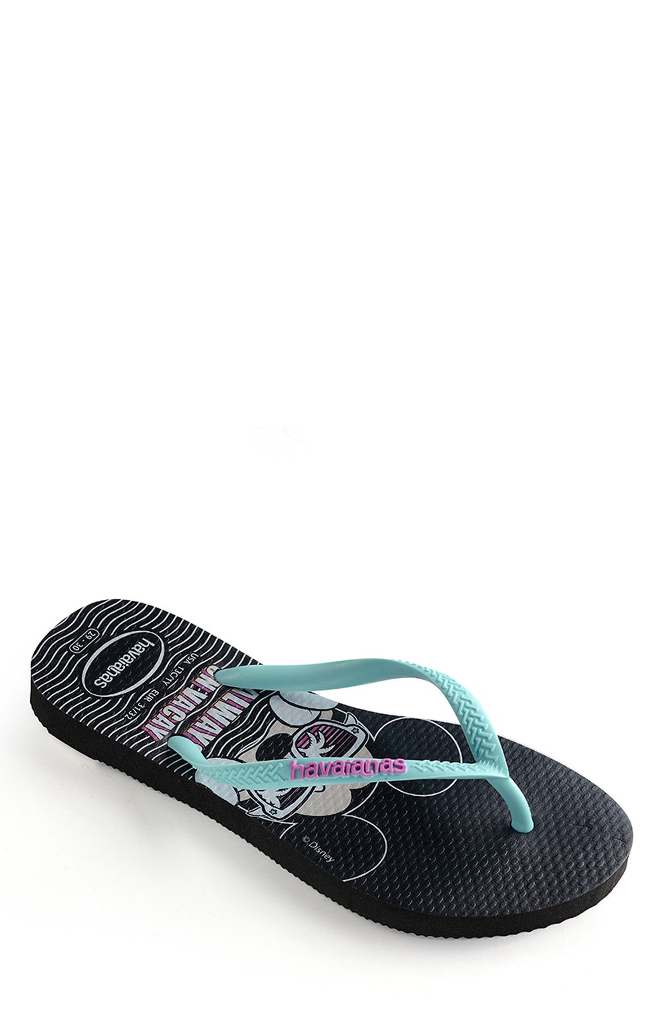 Havaianas 'Disney<sup>®</sup> Minnie Mouse' Flip Flop, Alternate, color, 