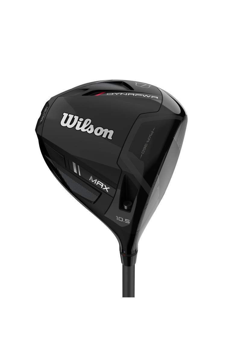 WILSON Dynapwr Max Left Hand Mens Driver - 10.5 / Linq M40x Red / Regular, Main, color, Black