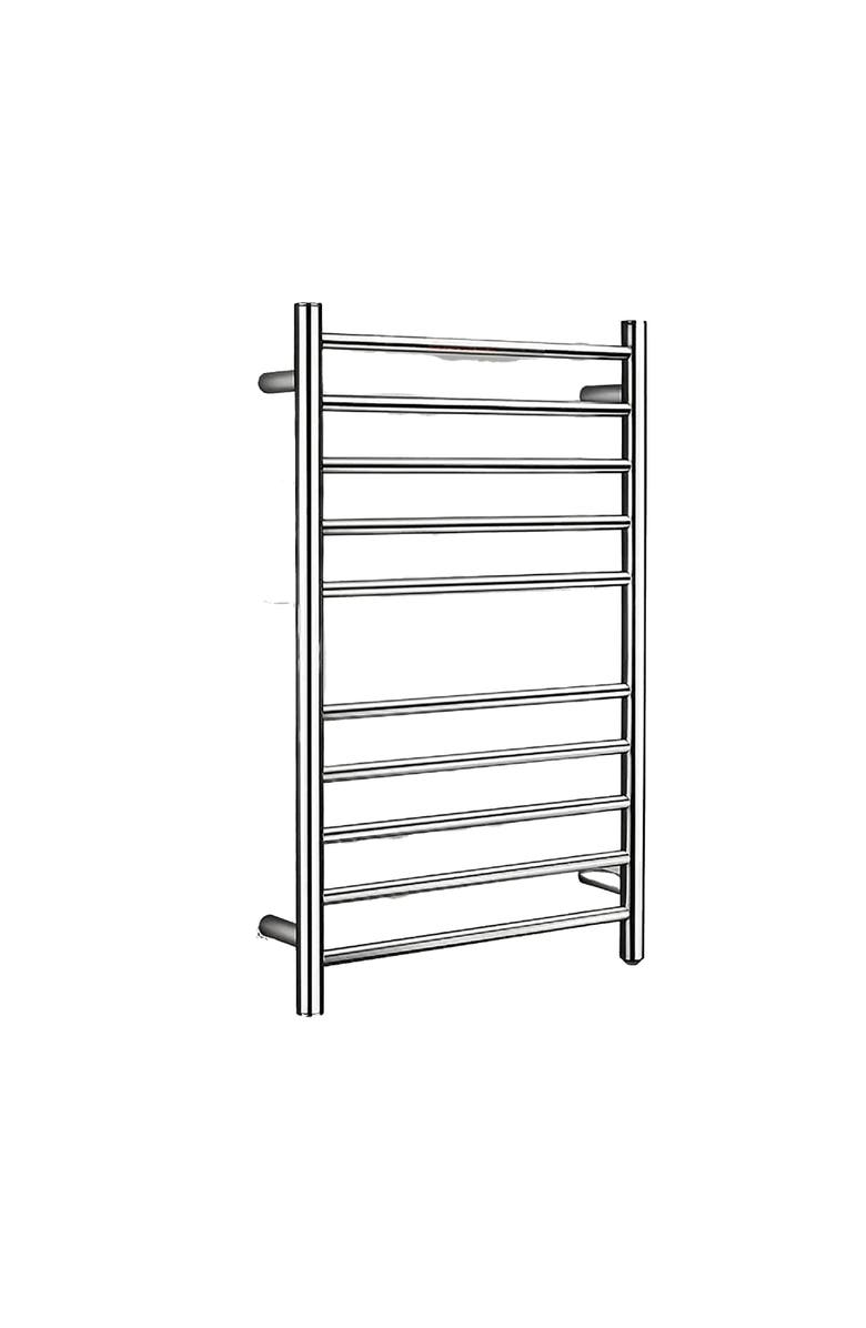 PURSONIC 10 bar Stainless Steel Wall Mounted Electric Towel Warmer, Main, color,