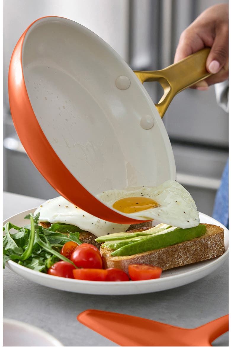 Reserve Pro 10-Piece Ceramic Nonstick Cookware Set, Alternate, color, FALL HARVEST