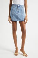 Veronica Beard Marquita Denim Miniskirt