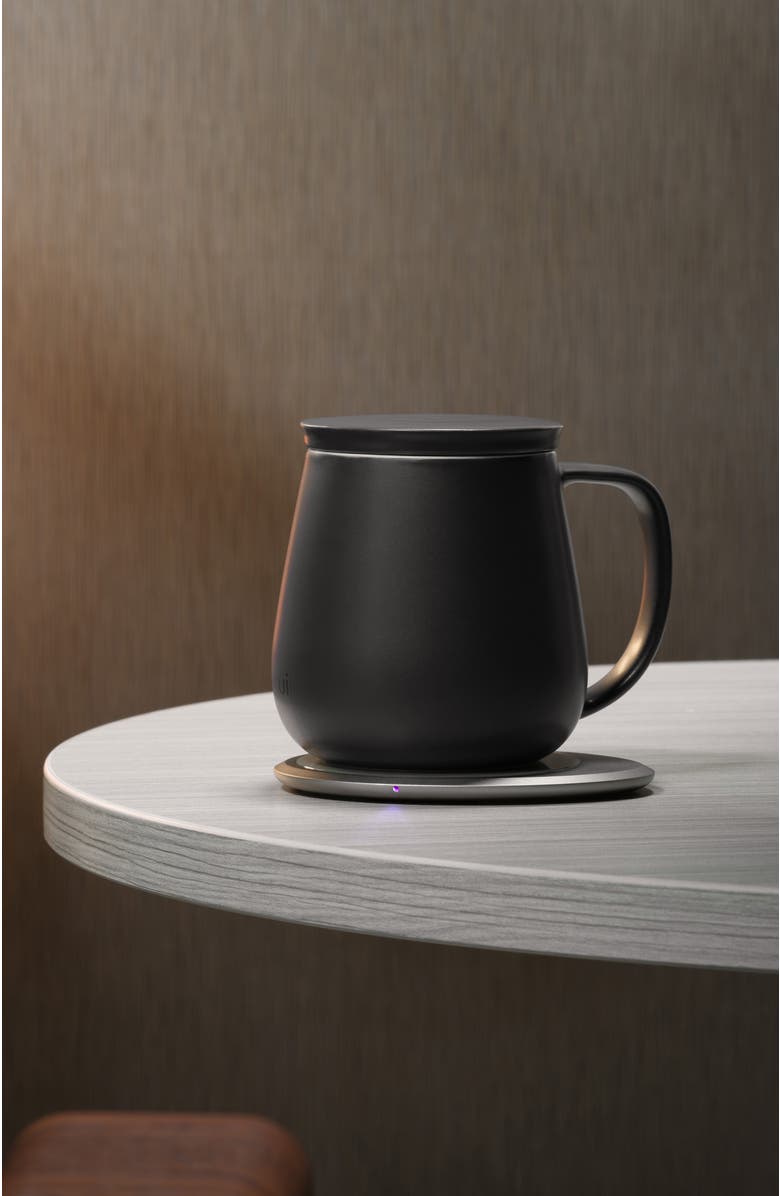 OHOM INC Ui+ Self-heating Mug Set, Alternate, color, Inkstone Black