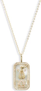 Melinda Maria Zodiac Pendant Necklace