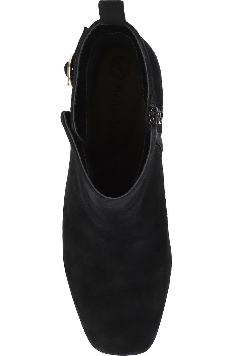 Bella Vita Orchard Moto Bootie, Alternate, color, Black Kidsuede Leather