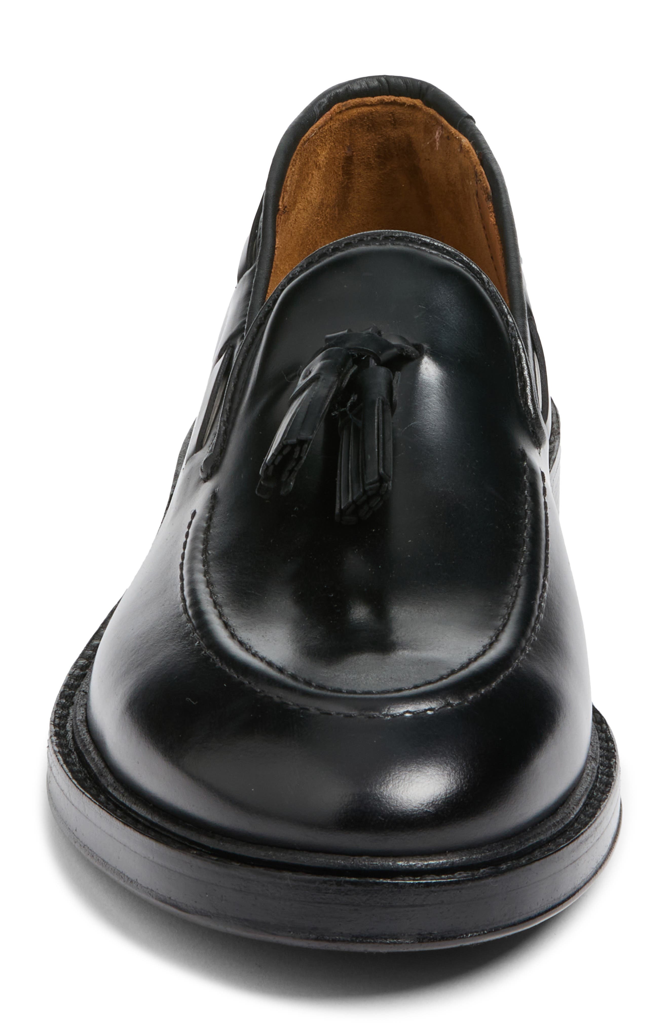 Baker Tassel Loafer, Alternate, color, BLACK