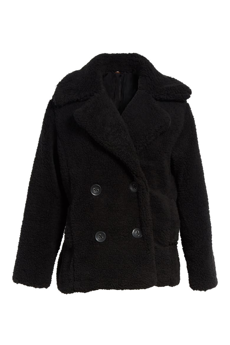 Teddy Peacoat, Alternate, color, BLACK