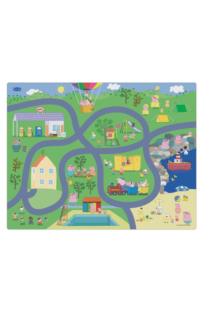 Imaginmat Jumbo Peppa Pig Floor Playmat, Main, color, Multicolored
