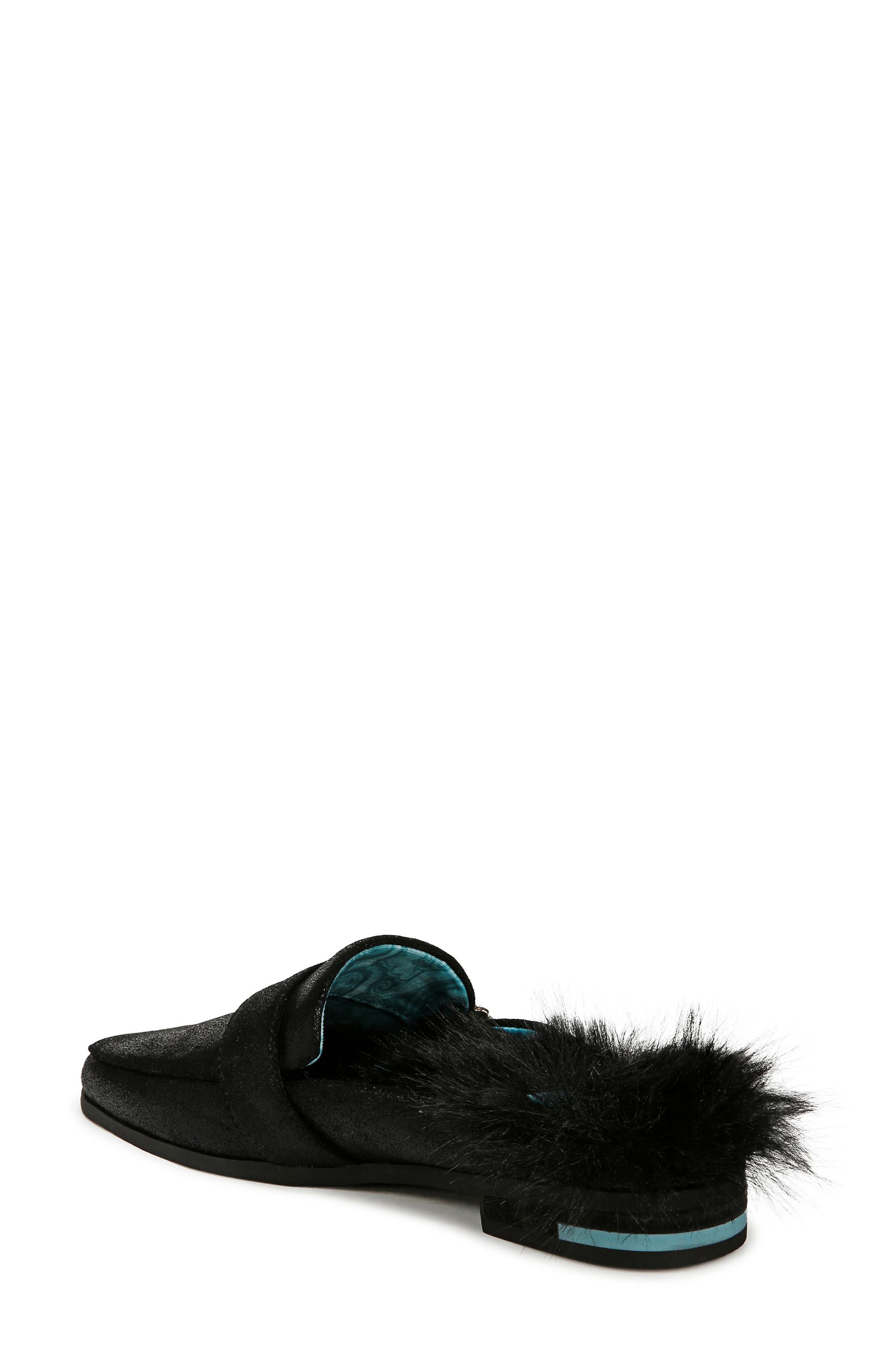 Dr. Scholl's x Iris Apfel Mr. Carl Faux Fur Mule, Alternate, color, 