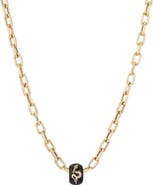 Adina Reyter 14K Pavé Diamond Dragon Big Bead Necklace