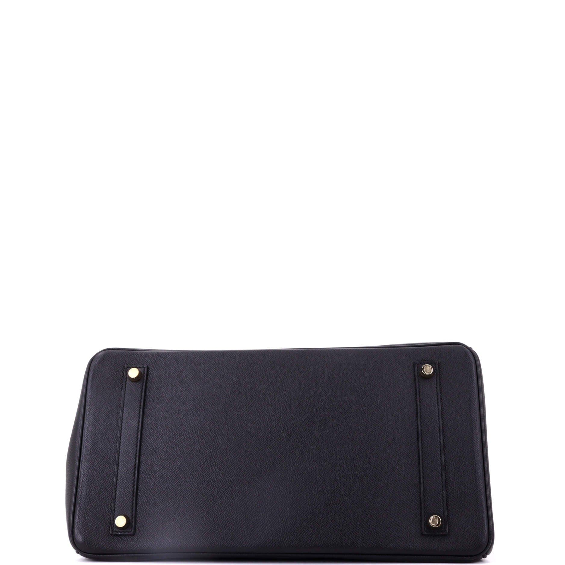 Birkin Handbag Black Epsom with Gold Hardware 35, Alternate, color, Black