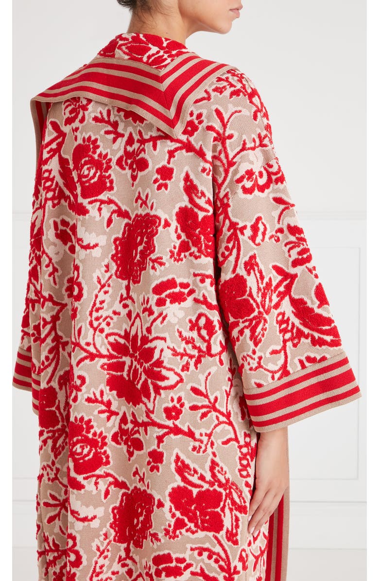 Temperley London Francis Knit Cape, Alternate, color, Oatmeal Mix