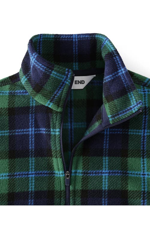 Lands' End Anyweather Fleece Quarter Zip Pullover In Multi