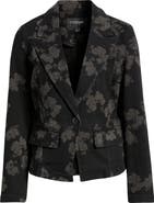 Liverpool Los Angeles Floral Denim Blazer