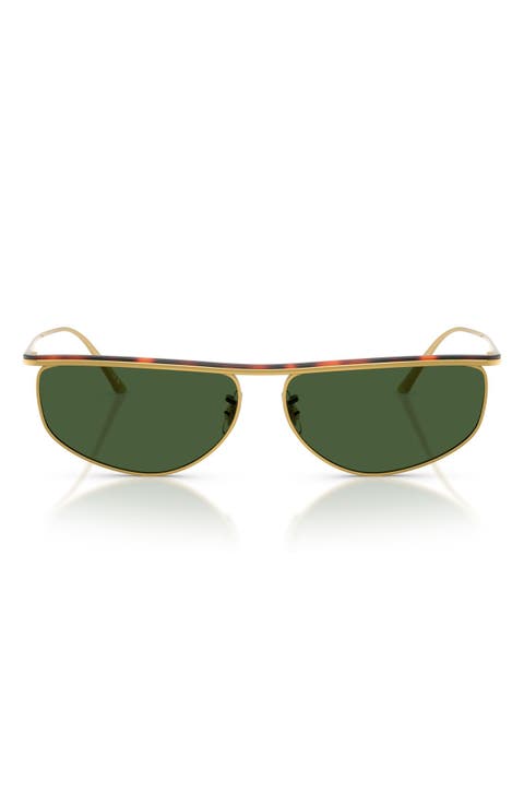 x KHAITE 59mm Oval Sunglasses