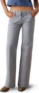 MANGO TEEN Lace-Up Low Rise Wide Leg Jeans