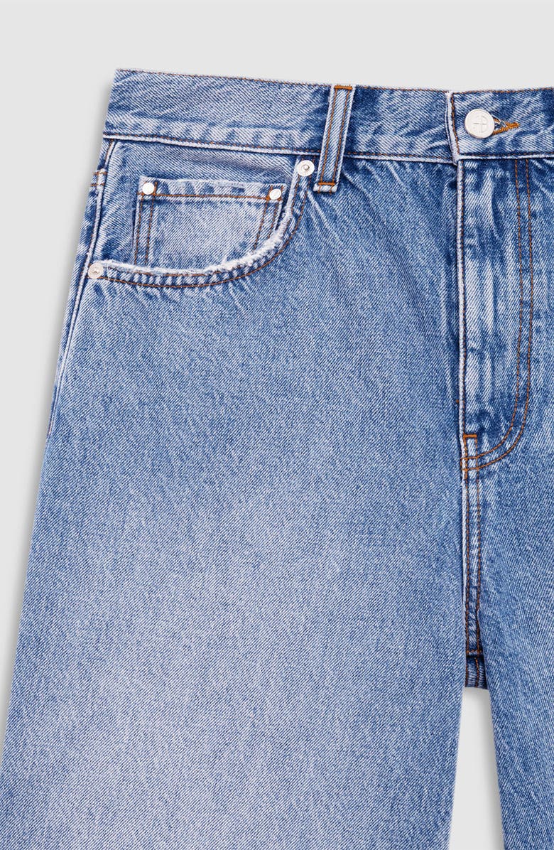 ANINE BING Jasper Short, Alternate, color, Pacific Blue