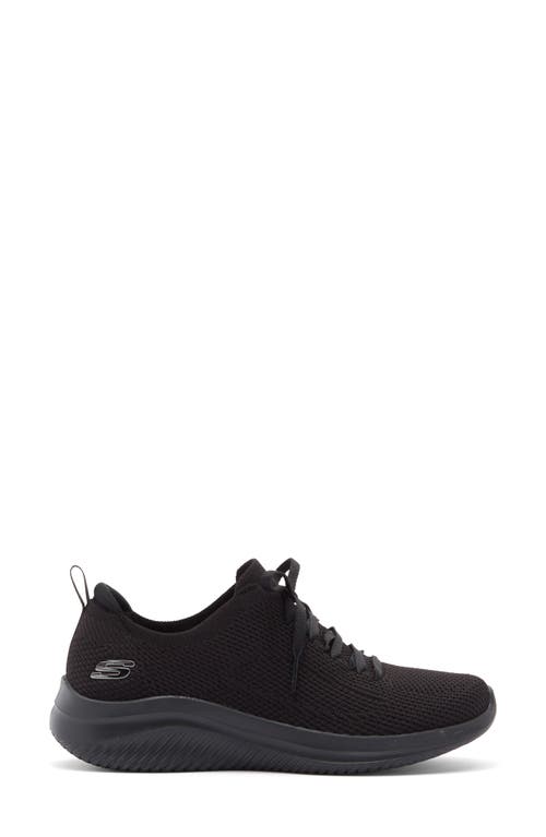 Skechers Ultra Flex 3.0 Slip-on Sneaker In Black
