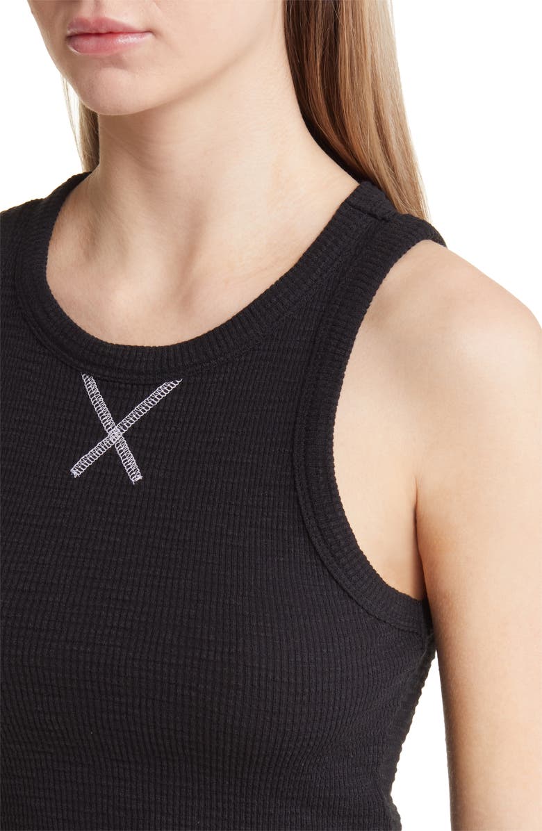 BDG Urban Outfitters Waffle Cotton Crop Tank Top, Alternate, color,